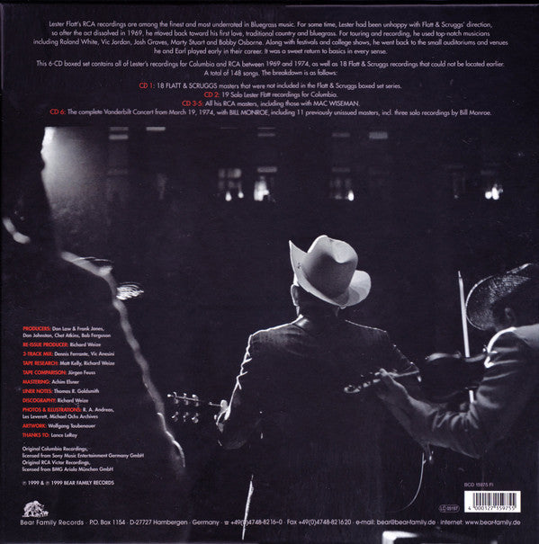 Lester Flatt : Flatt On Victor Plus More (6xCD, Comp, RP)