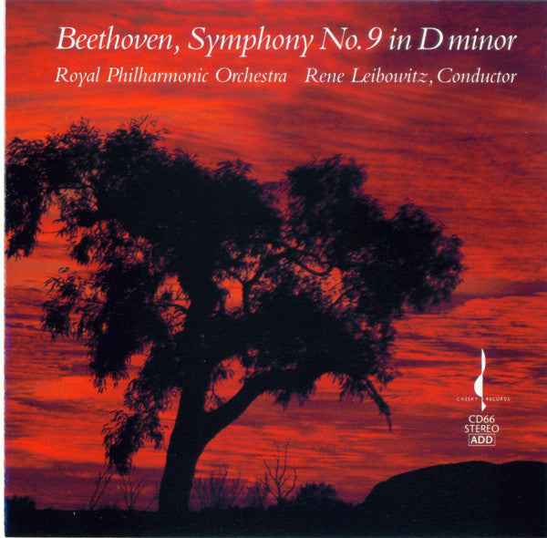 Royal Philharmonic Orchestra, René Leibowitz / Beethoven* : Symphony No. 9 In D Minor (CD, RE, RM)