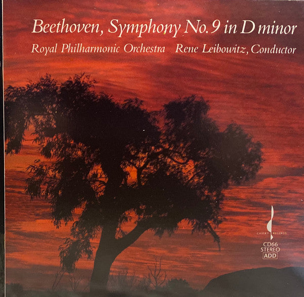 Royal Philharmonic Orchestra, René Leibowitz / Beethoven* : Symphony No. 9 In D Minor (CD, RE, RM)