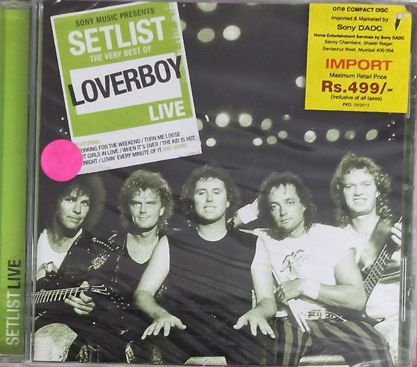 Loverboy : Setlist The Very Best Of Loverboy Live (CD, Comp)