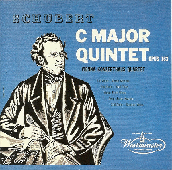 Franz Schubert / Wiener Konzerthausquartett, Günther Weiss (2) : String Quintet In C Major, D.956(Op.163) (CD, Mono, RM)