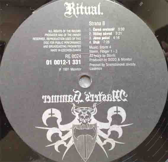 Master's Hammer : Ritual. (LP, Album)