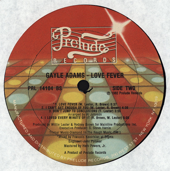 Gayle Adams : Love Fever (LP, Album)