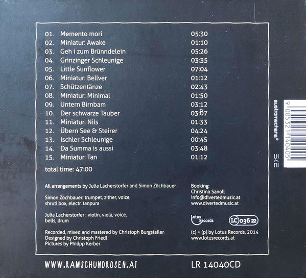 Ramsch & Rosen : Bellver (CD, Album)
