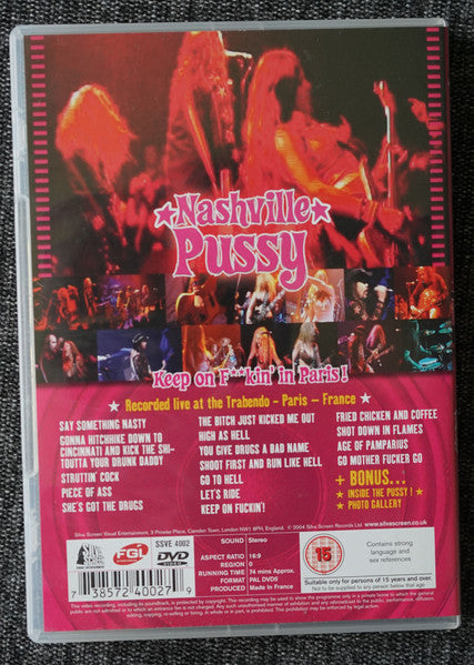 Nashville Pussy : Keep On Fu**kin' In Paris! (DVD-V, PAL)