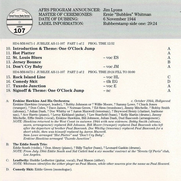 Various : The Best Of AFRS Jubilee Volume 14 No. 358 & 107 (CD, Comp)