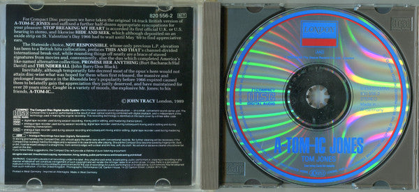 Tom Jones : A-tom-ic Jones (CD, Album, RE, RM)