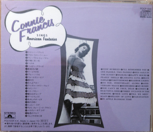 Connie Francis : Sings American Fantasies (CD, Comp)