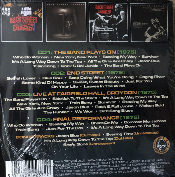 Back Street Crawler : Atlantic Years 1975 - 1976 (CD, Album, RE, RM + CD, Album, RE, RM + 2xCD, Albu)