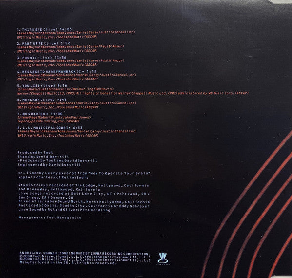 Tool (2) : Salival (CD, Promo)