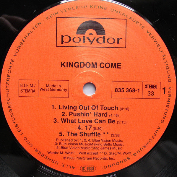 Kingdom Come (2) : Kingdom Come (LP, Album)