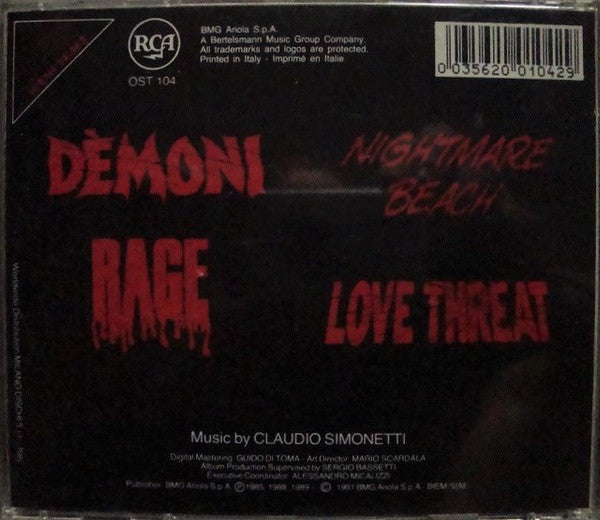 Claudio Simonetti : Evil Tracks (CD, Comp)