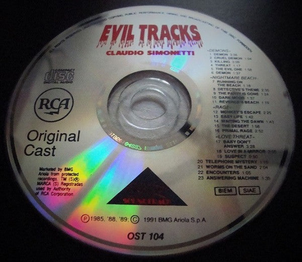 Claudio Simonetti : Evil Tracks (CD, Comp)