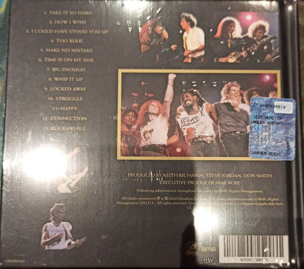 Keith Richards And The X-Pensive Winos : Live At The Hollywood Palladium December 15, 1988 (CD, Album, RE, RM, Dig)