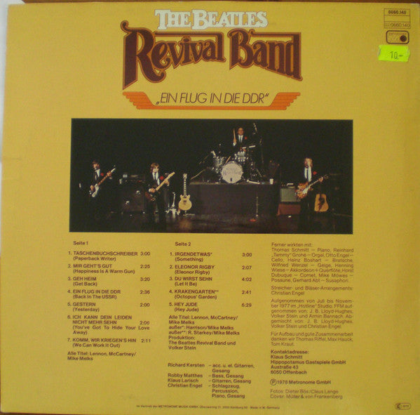 The Beatles Revival Band : Ein Flug In Die DDR (LP, Album)
