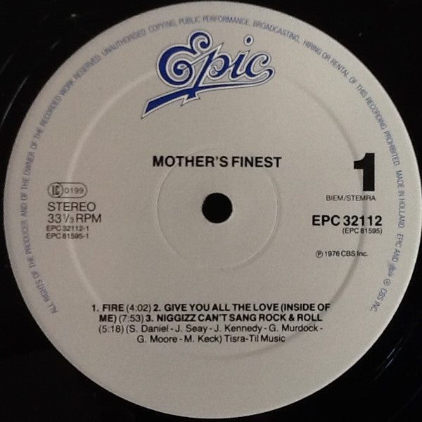 Mother's Finest : Mother's Finest (LP, Album, RE)