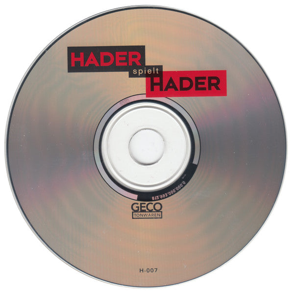 Hader* : Hader Spielt Hader (CD)