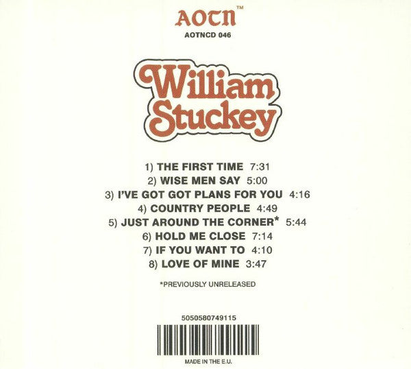 William Stuckey : Love Of Mine (CD, Album, RE)