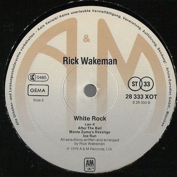 Rick Wakeman : White Rock (LP, Album)