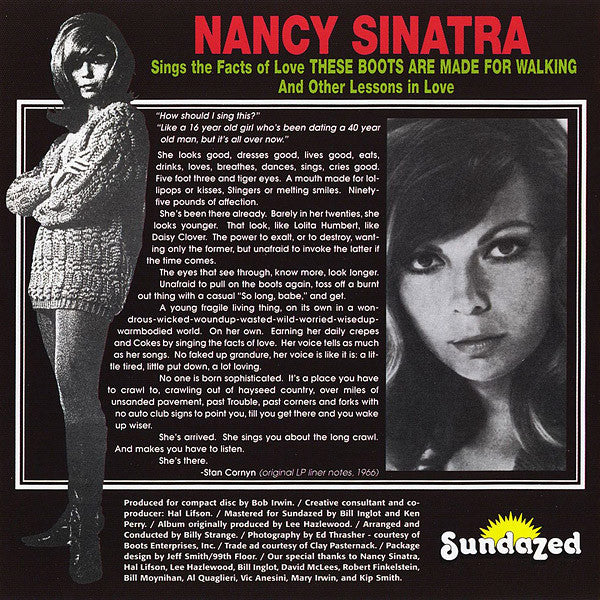 Nancy Sinatra : Boots (CD, Album, Mono, RE)