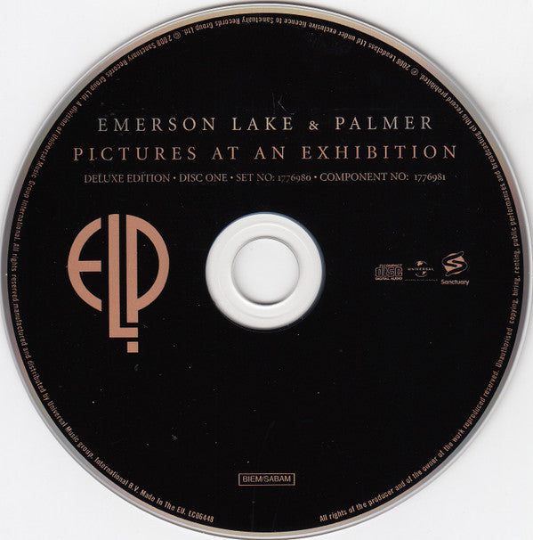 Emerson Lake & Palmer* : Pictures At An Exhibition (CD, Album, RE + CD, Album + Dlx, RM, Dig)