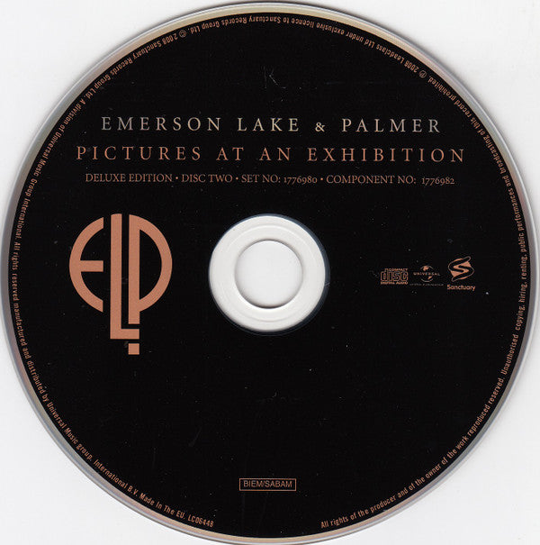 Emerson Lake & Palmer* : Pictures At An Exhibition (CD, Album, RE + CD, Album + Dlx, RM, Dig)