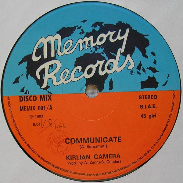 Kirlian Camera : Communicate (12")