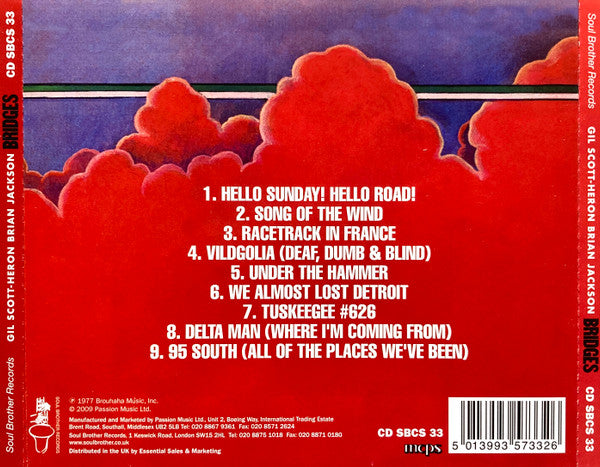 Gil Scott-Heron & Brian Jackson : Bridges (CD, Album, RE)