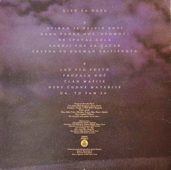 Riblja Čorba : Ujed Za Dušu (LP, Album)