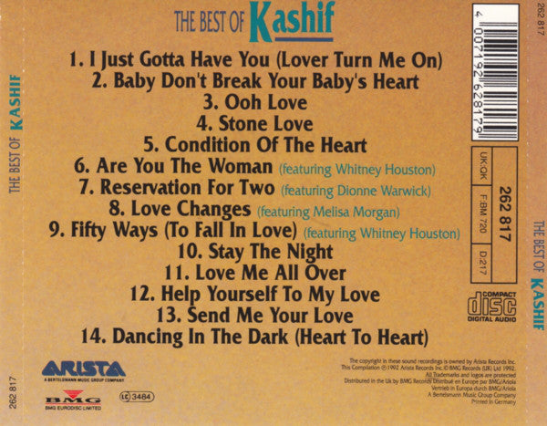 Kashif : The Best Of Kashif (CD, Comp)