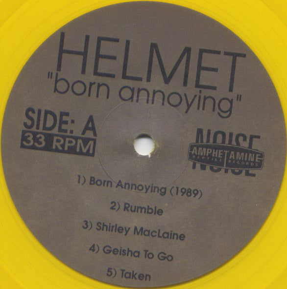 Helmet (2) : Born Annoying (LP, Comp, Yel)