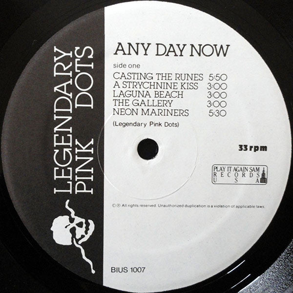 Legendary Pink Dots* : Any Day Now (LP, Album)