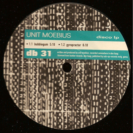Unit Moebius : Disco LP (2x12", Album)