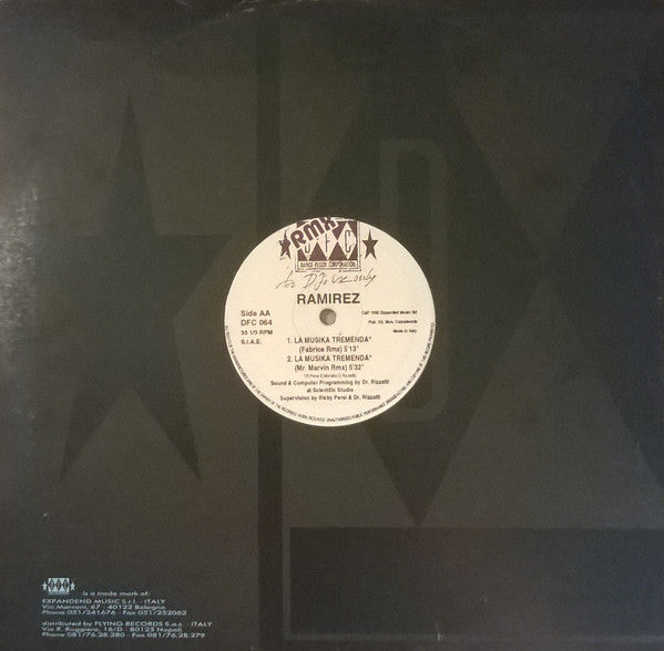 Ramirez : La Musika Tremenda (Remixes) (12", Bla)