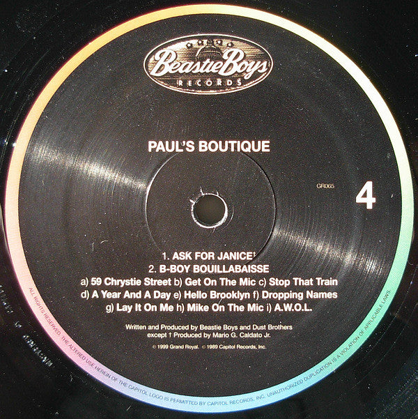 Beastie Boys : Paul's Boutique (2xLP, Album, RE, 8-p)