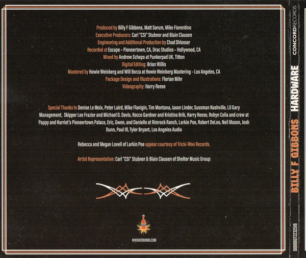 Billy Gibbons : Hardware (CD, Album)