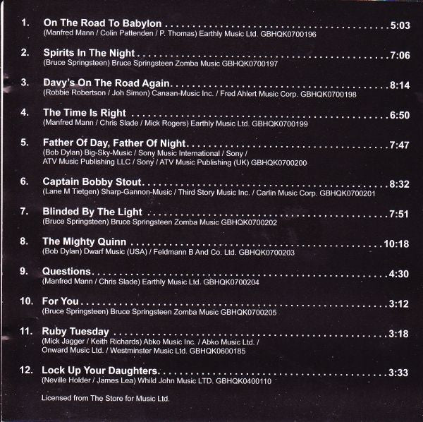Manfred Mann's Earth Band : Live In USA (CD, Unofficial)