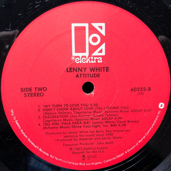 Lenny White : Attitude (LP, Album, All)