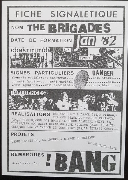 The Brigades : Yours Negatively (LP, Album + 7")