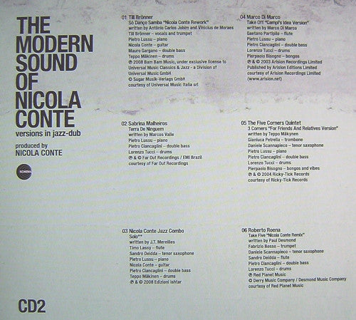 Nicola Conte : The Modern Sound Of Nicola Conte: Versions In Jazz-Dub (2xCD, Comp)