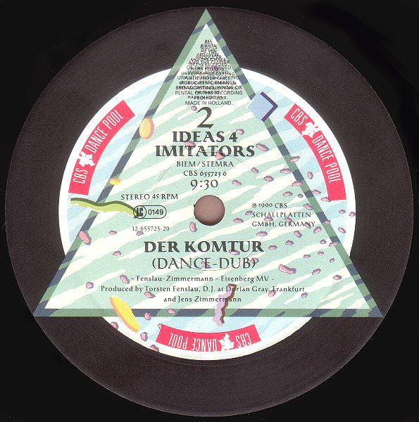 Ideas 4 Imitators : Der Komtur (12", Maxi)