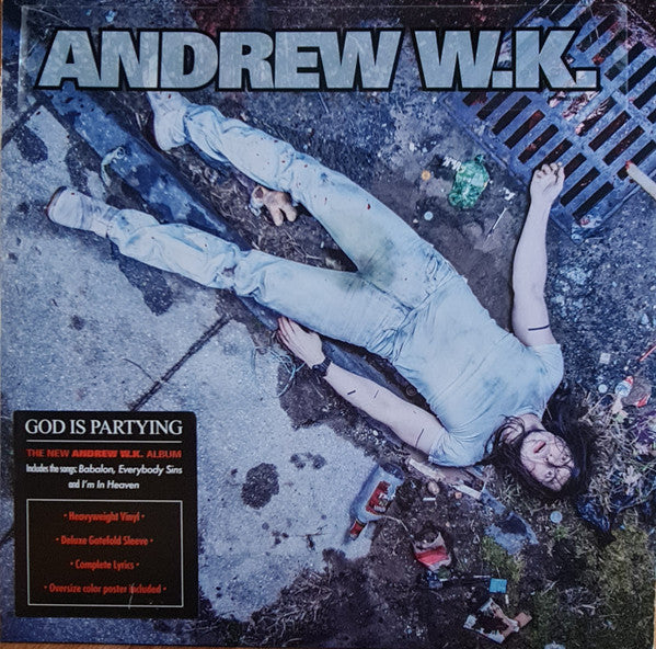 Andrew W.K. : God Is Partying (LP, Album, Dlx, Ltd, Cle)