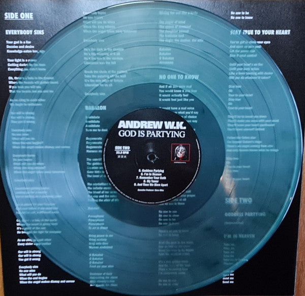 Andrew W.K. : God Is Partying (LP, Album, Dlx, Ltd, Cle)