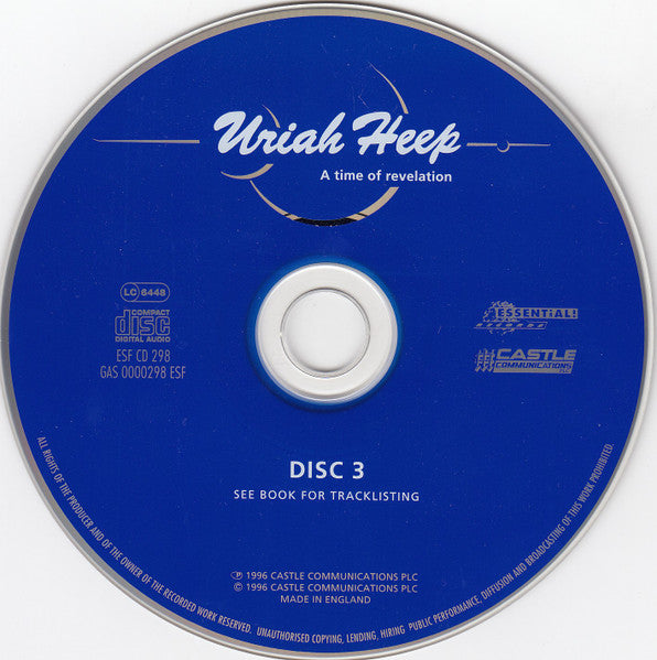 Uriah Heep : A Time Of Revelation - 25 Years On (4xCD, Comp, RM + Box, Ltd)