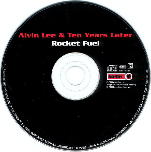 Alvin Lee & Ten Years Later : Rocket Fuel (CD, Album, RE)