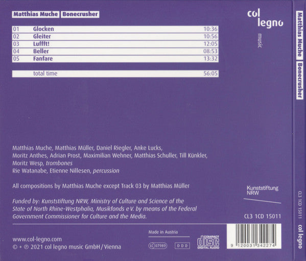 Matthias Muche : Bonecrusher (CD, Album)