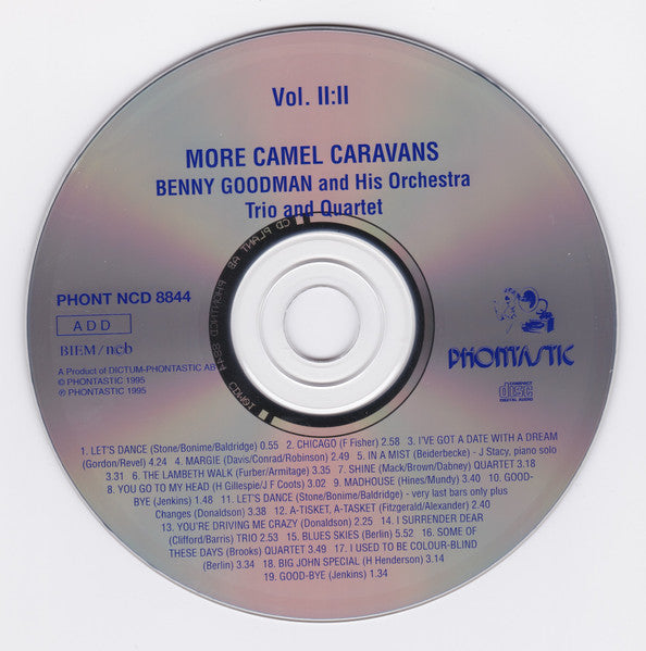 Benny Goodman : Benny Goodman's Golden Era: More Camel Caravans- The Third Camel/The Fourth Camel (CD, Comp)