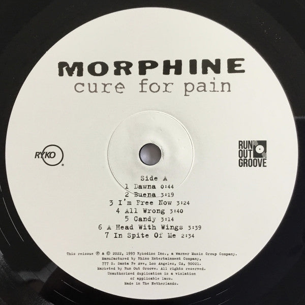 Morphine (2) : Cure For Pain (LP, Album + LP, Comp + Dlx, Num, RE, RM, 180)
