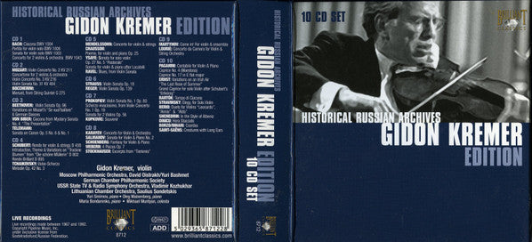 Gidon Kremer : Edition (10xCD, Comp + Box, Comp)