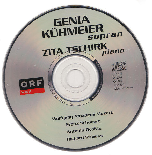 Genia Kühmeier, Zita Tschirk : Mozart - Schubert - Dvořák - Strauss (CD, Album)